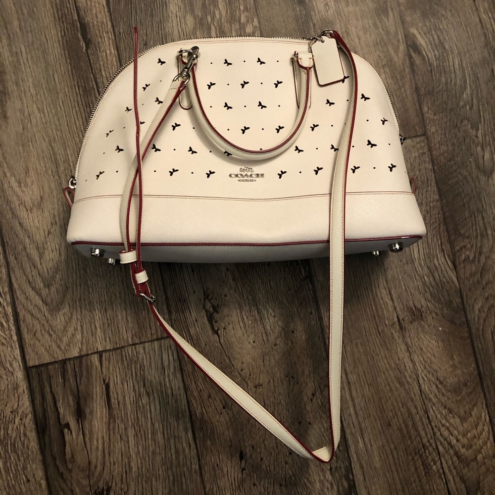 Coach Sierra Crossgrain leather satchel/crossbody